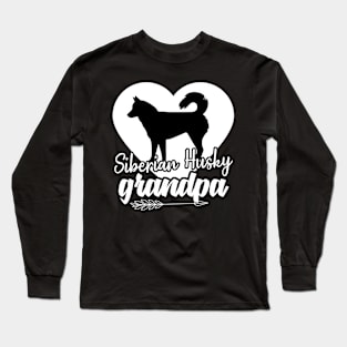 Proud Shih Tzu Grandpa Heart Arrow Father's Day Long Sleeve T-Shirt